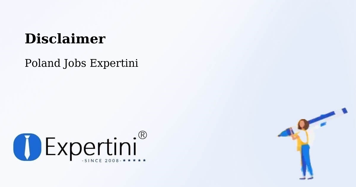 Disclaimer – Bełżyce - Poland Jobs Expertini