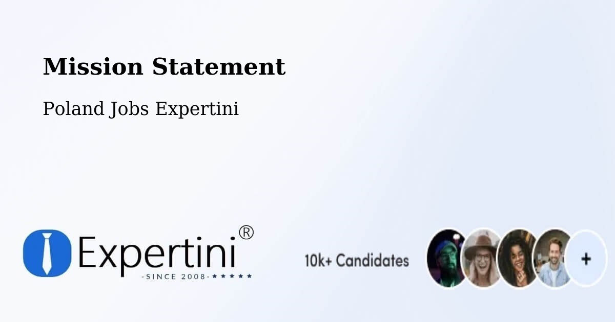 Corporate Mission – Bełżyce - Poland Jobs Expertini