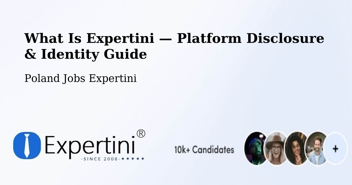 What Is Expertini — Platform Disclosure & Identity Guide – Bełżyce